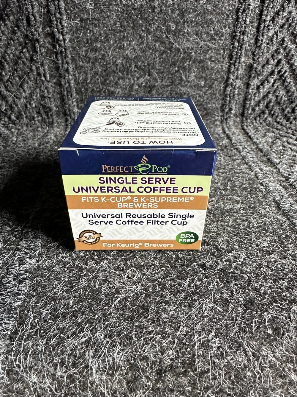 Perfect Pod Single Serve Universal Reusable Coffee Filter Cup